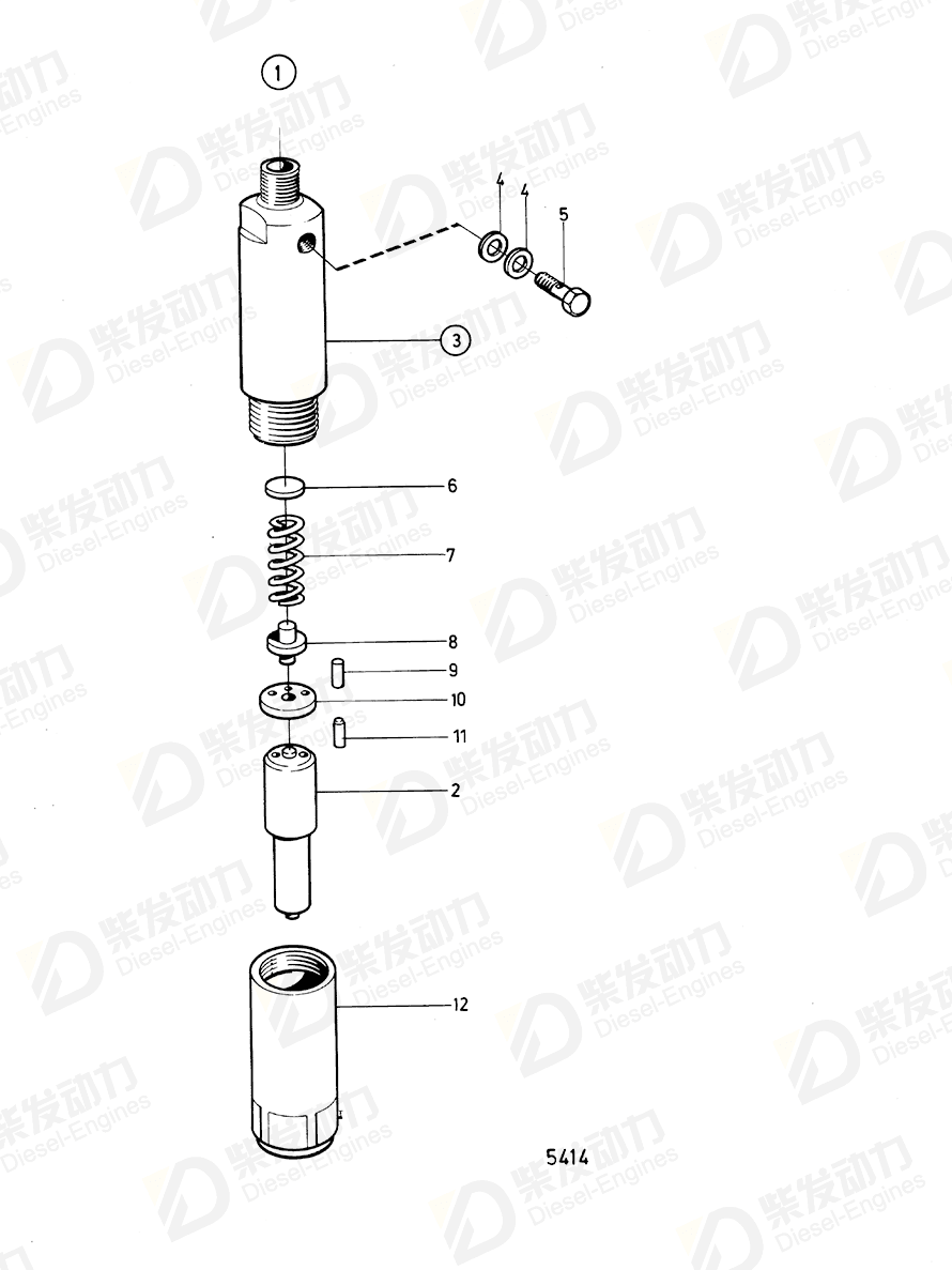 VOLVO Retainer 244821 Drawing